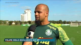 Felipe Melo, novo capitão do Palmeiras, fala com exclusividade ao Esporte Fantástico