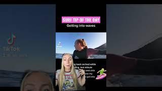 HOW TO PADDLE FOR WAVES beginner surf tips ‍️