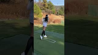 라운딩언제가요....!? #골프스윙 #골프스윙영상 #아이언스윙 #라운딩 #golfswing