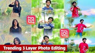 Trending 3 Layer Photo Editing | Viral Instagram Three Layer Photo Editing | New Viral Photo Editing