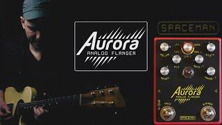 Demos in the Dark // Spaceman Aurora Analog Flanger // Pedal Demo