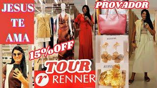 TOUR  E PROVADOR NA RENNER 15%OFF CUPOM ROSOARES ENTRANDO PELO MEU LINK #renner