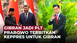 Prabowo Tunjuk Gibran Jadi Plt Presiden Selama 16 Hari | OneNews Update