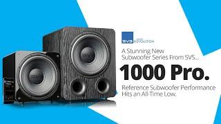 SVS 1000 Pro Series Subwoofers Technology Overview