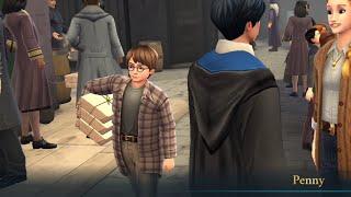 Harry Potter and Hedwig in Hogwarts Mystery!