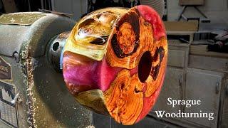 Woodturning - Do Yew Like Red?