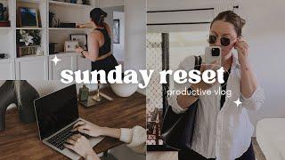 WEEKLY RESET ROUTINE | Productive Vlog, Goals & To-Do List, Sunday Self-Care