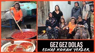 GEZ GEZ DOLAŞ®️ODUN ATEŞİNDE SALÇA YAPTIK| KÖY SALÇASI|MURATOBA’nın EN SEVİLEN İSMİ AYSEL ANNE İLE