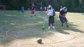 RI Football Academy Defensive Line Drills 1