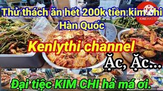 Reviews các loại Kim Chi Hàn Quốc, và thử thách ăn hết tất cả các loại Kim Chi.