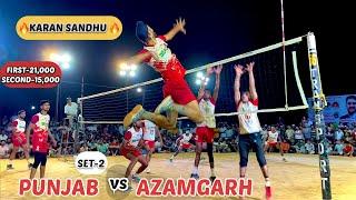 SET-2 SEMIFINAL #MrMazz(Azamgarh)vs  KARAN SANDHU(PUNJAB)  #volleyball match 2022 #xvolleyball