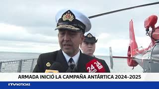 La Armada de Chile inicia la campaña Antártica 2024-2025 a bordo del OPV 83 “Marinero Fuentealba”