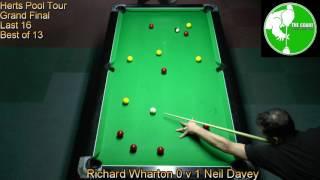Herts Tour Grand Final Rich Wharton v Neil Davey