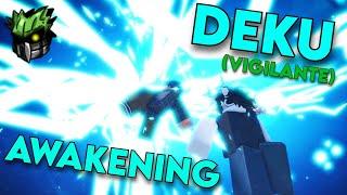 The New Vigilante Deku AWAKENING SKILL! | Heroes Battlegrounds