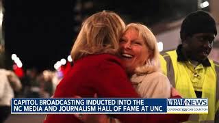 Capitol Broadcasting inducted into the NC media and journalism hall of fame at UNC