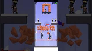 Web Master Stickman Superhero gameplay #imalidotcom level 59 Shoot the web jump and teleport