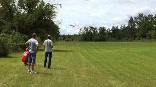 Ian landing his Maule on a short grass strip