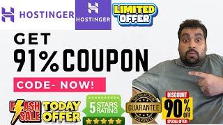 Hostinger Coupon Code 2024 -   91% Maximum Discount [AVAIL NOW}