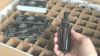 "BEARD OIL BOTTLING"