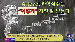 A-level 과학 점수 "이렇게" 하면 잘 받는다!! 25년이상 수업,컨설팅, 학생관리를 해오신 케임브리지 박사 한영호 원장님의 노하우를 알려드립니다.