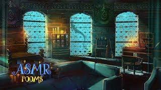 Harry Potter Inspired ASMR -  Slytherin Dormitory  - Calming Underwater Magic Ambience