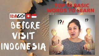 TOP 10 INDONESIAN WORDS TO LEARN (BEFORE VISIT INDONESIA)