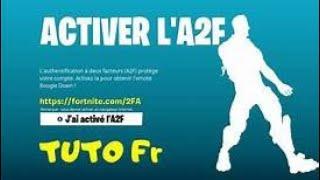 ACTIVER L'A2F SUR FORTNITE (MULTIPLATEFORMES)