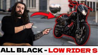 Ich sehe SCHWARZ bei der HARLEY DAVIDSON LOW RIDER S 117