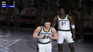 NBA Live 2000 - Detroit Pistons vs Minessorta Timberwolves