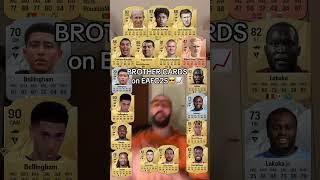 Brother cards on eafc25 with Ronaldo,Bellingham and Haaland brothers