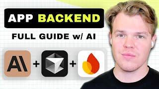 Let's build an app's Backend using AI in 153 min (Cursor AI, Claude AI, Firebase, GitHub, React)