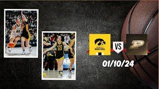 Women's Basketball -  Iowa vs Purdue - January 10, 2024 | mochilovebasket