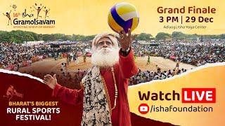 Bharat's Biggest Rural Sports Festival - Isha Gramotsavam - Catch the Action Live @ 3 PM on 29 Dec