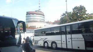 Leaving Belgrade Serbia by Bus for Sarajevo Bosnia Part 1   October 2016