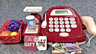 4-Minutes Unboxing with Satisfying Kasir-kasiran Cash Register Fun Shopping | Review Toys