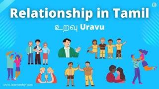 Relationship in Tamil | Relationship name in Tamil and English | Learn Entry