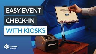 Scan QR Codes or Find your Name at the Event Kiosk | How to InEvent