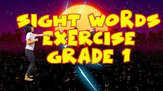 Sight Words Exercises | DOLCH Pre-primer sight word Exercise grade 1