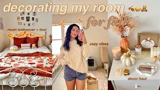 FALL ROOM MAKEOVER 2024  cozy fall decor, shop with me, huge haul and room tour