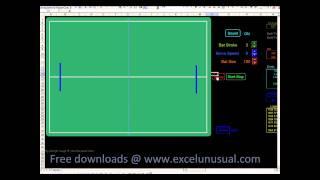 Excel Pong Game - Excel Unusual