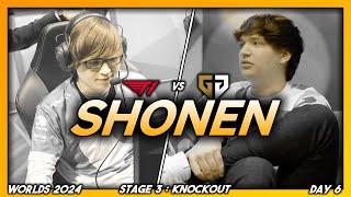 KOREAN SEMI-FINALS (Worlds 2024 CoStreams ━ Stage 3: Knockout ━ Day 6: T1 vs GEN)