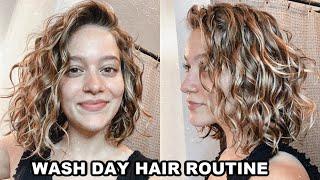 MY WAVY/CURLY HAIR ROUTINE