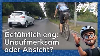 ️ Gefährlich eng: Unaufmerksam oder Absicht? – Berlin Cycling Diary #73