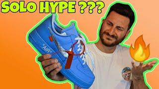 *ESCLUSIVA* NIKE AIR FORCE 1 OFF-WHITE MCA BLU