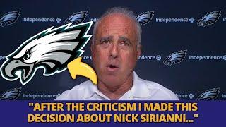 URGENT! NICK SIRIANNI BEING FIRED FROM THE EAGLES ! FANS ANGRY! LOOK AT THIS! EAGLES NEWS