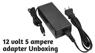 12 volt 5 amp dc power adapter | Unboxing | Testing | River fox dc adapter | #12Volt5ampDCadapter