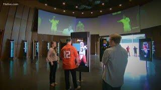 A tour inside of the College Football Hall of Fame