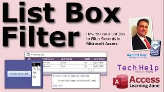 How to Use a List Box to Filter Records in Microsoft Access (Extended Cut: Multi-Select Listbox)