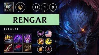 Rengar Jungle vs Kha'Zix: Godlike - NA Master Patch 14.19