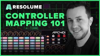 Resolume Controller Mapping | Quick Start Tutorial | MIDI OSC Keyboard